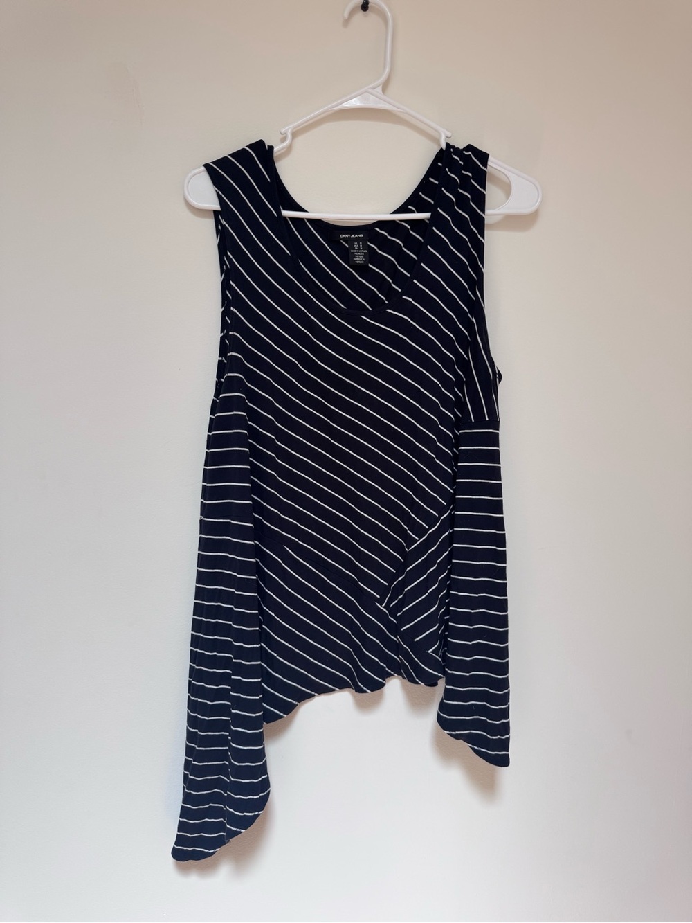 Striped sleeveless top